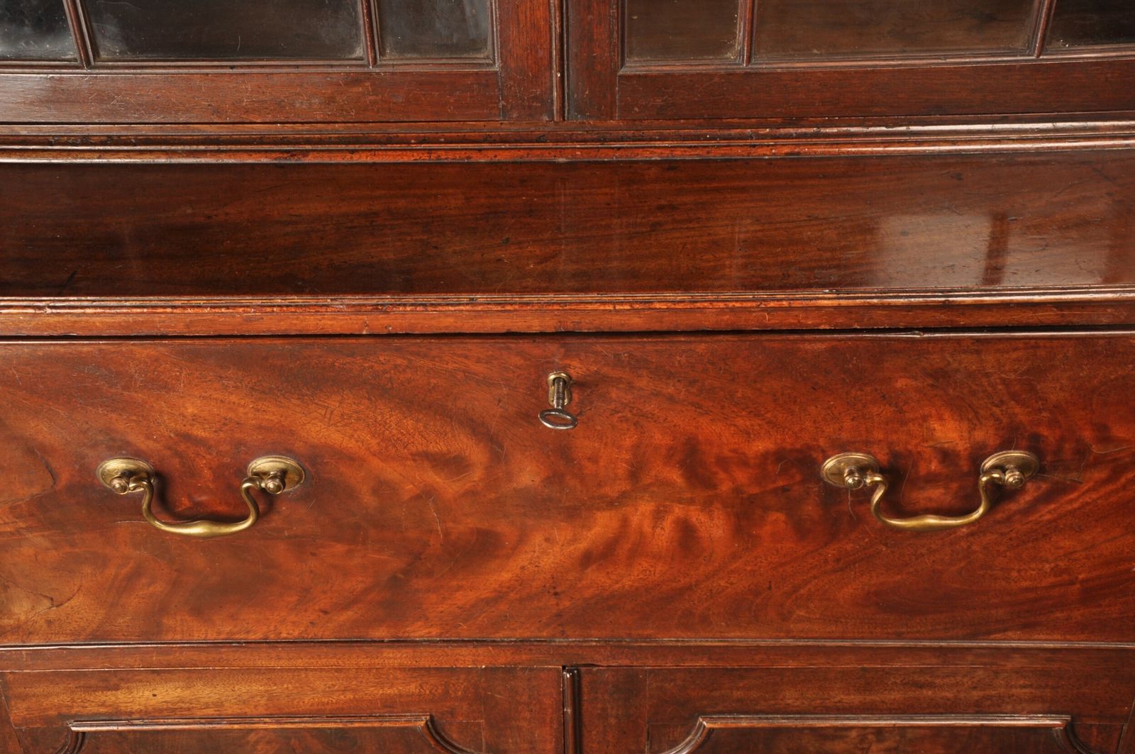 Fine 18th Century Mahogany Secrataire Bookcase photo Furniture