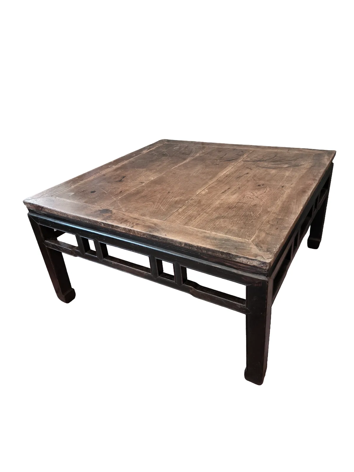 19th Century Chinese Late Qing Elm Kang Coffee Table photo 895.0