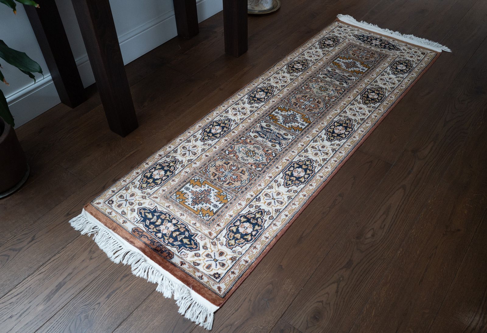 Fine Oriental Hand Knotted Bakhtiar Runner photo furniture