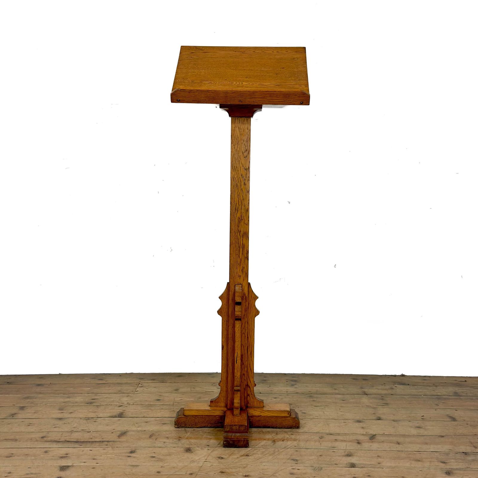 Antique Oak Lectern | Antique Stand | Antiques | Lecturers Stand | Antique Lectern | Book Stand (M 4830)