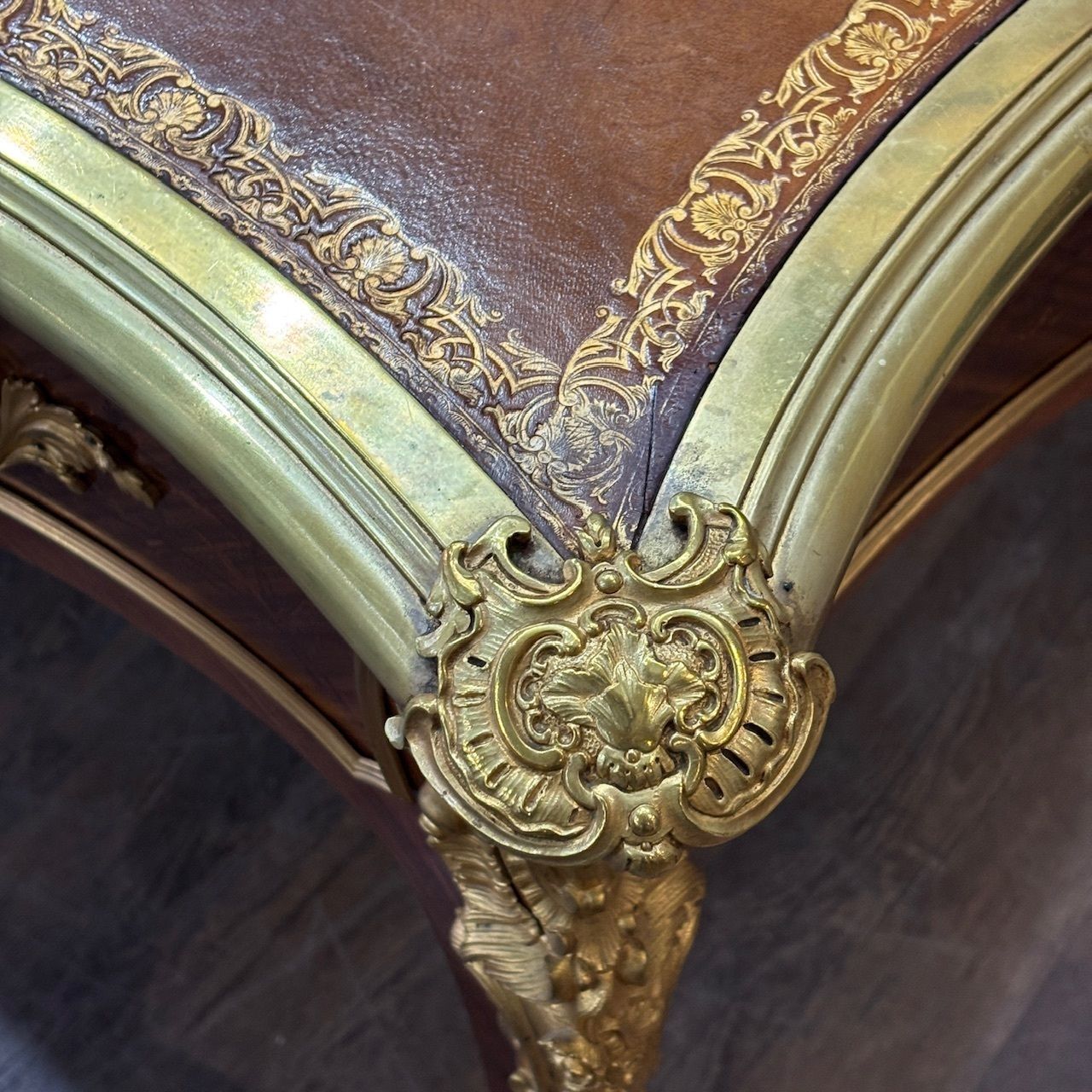 Victorian Louis XV Style Desk, 1800s photo Furniture