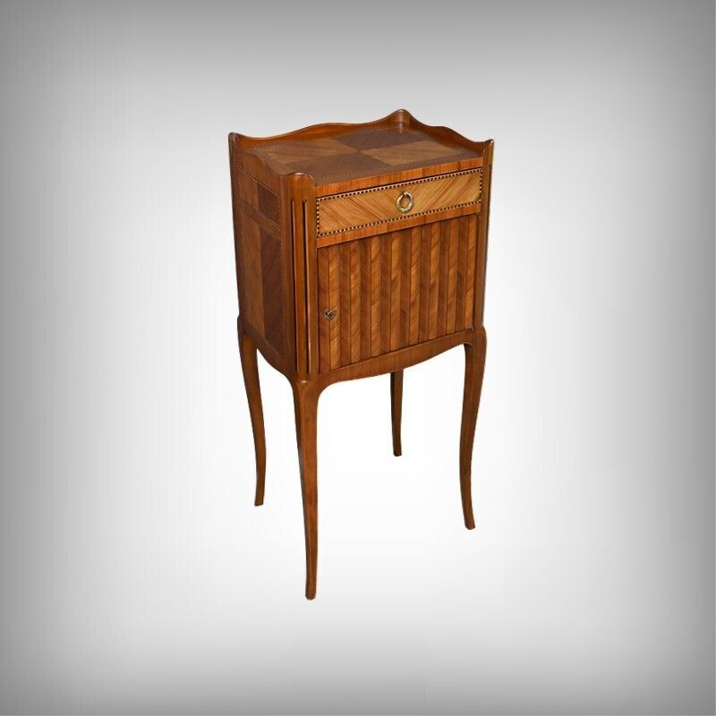 Marquetry Coffee Table  Louis XV Louis XVI Transitional Style  Mid 20th Century photo furniture