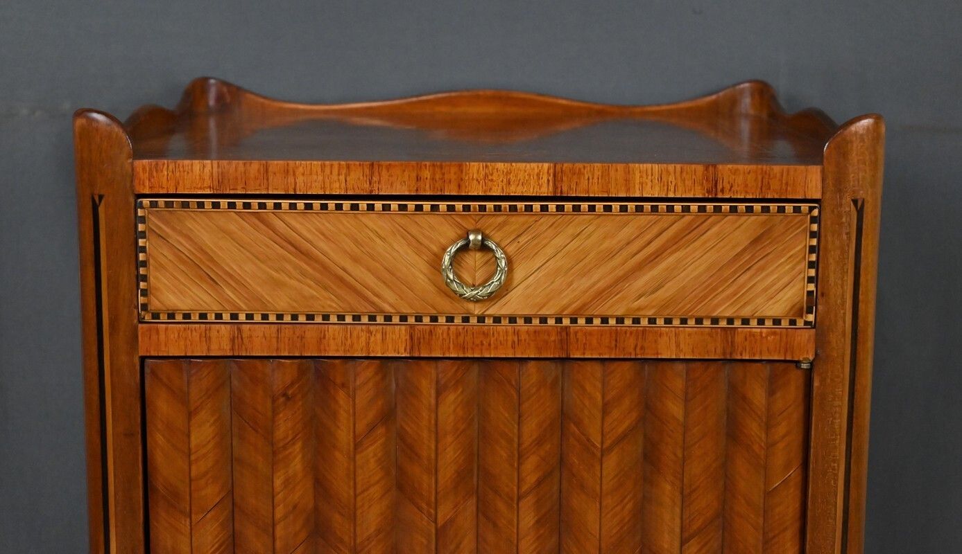 photo furniture Marquetry Coffee Table  Louis XV Louis XVI Transitional Style  Mid 20th Century