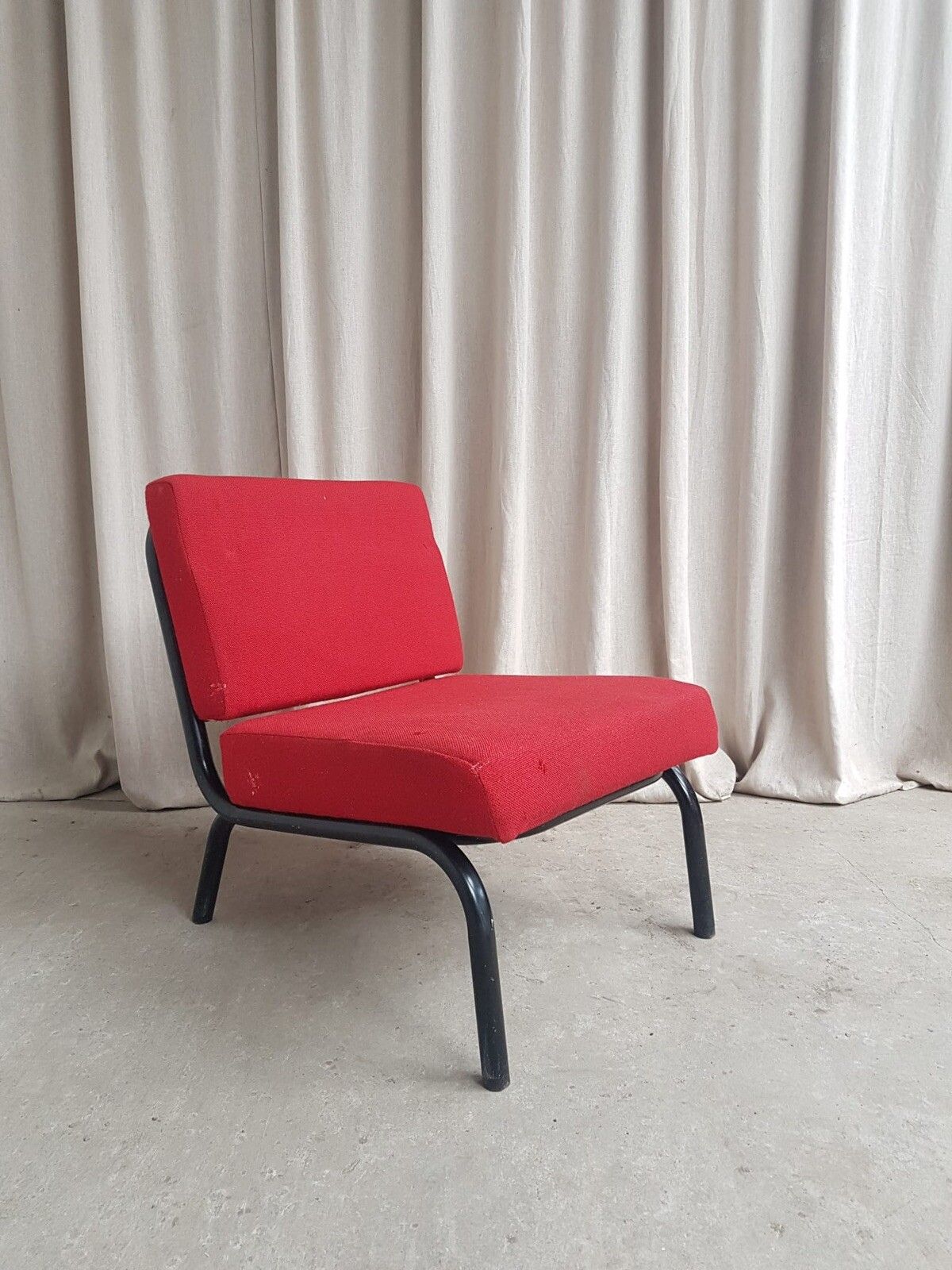 Vtg Late Mid Century Modernist Studio Lounge Chair Scandi Retro Modernist R741 photo 90.0
