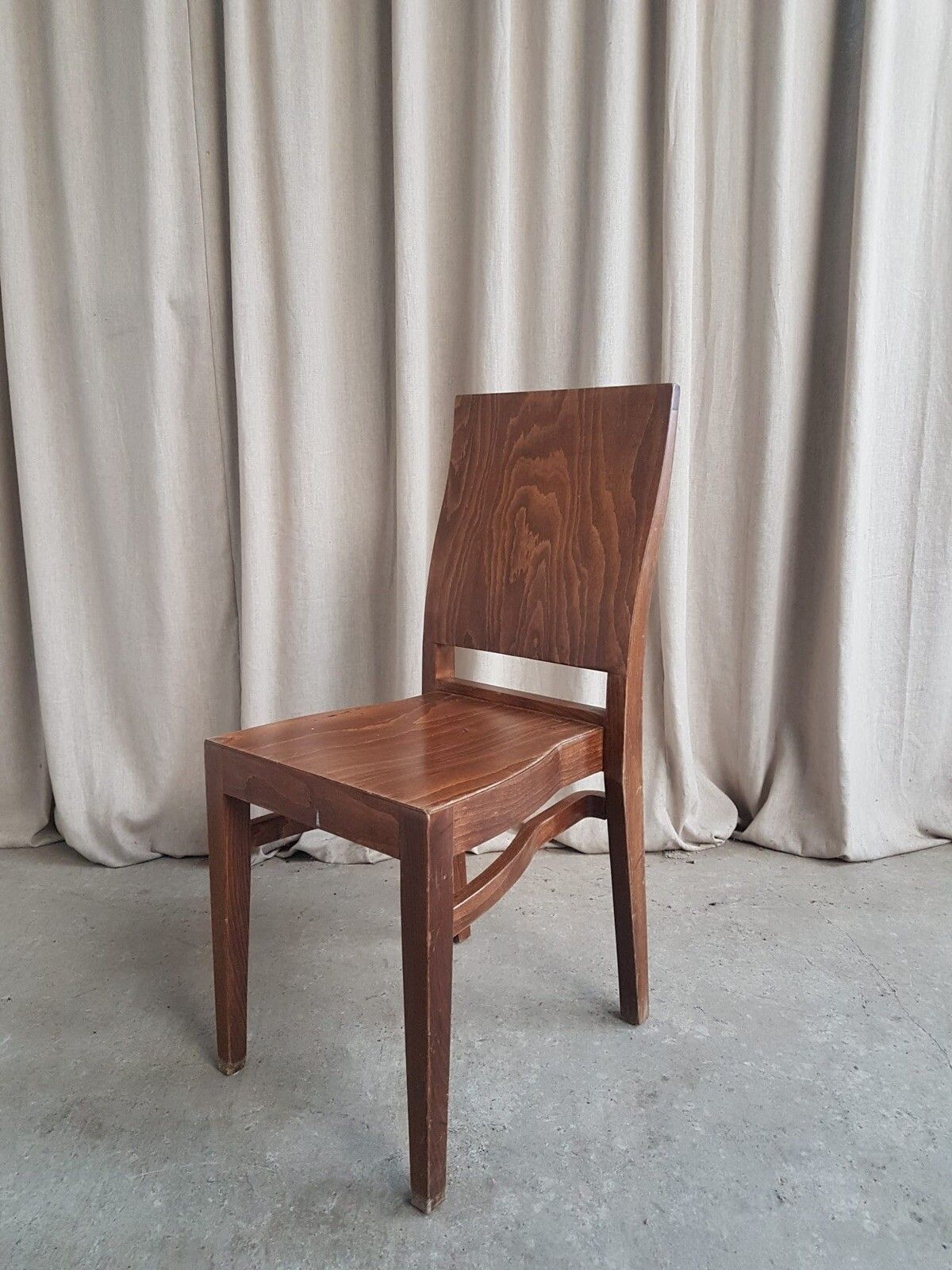 Vtg Mid Century Style Industrial Side Desk Dining Chair Retro R679 photo for sale