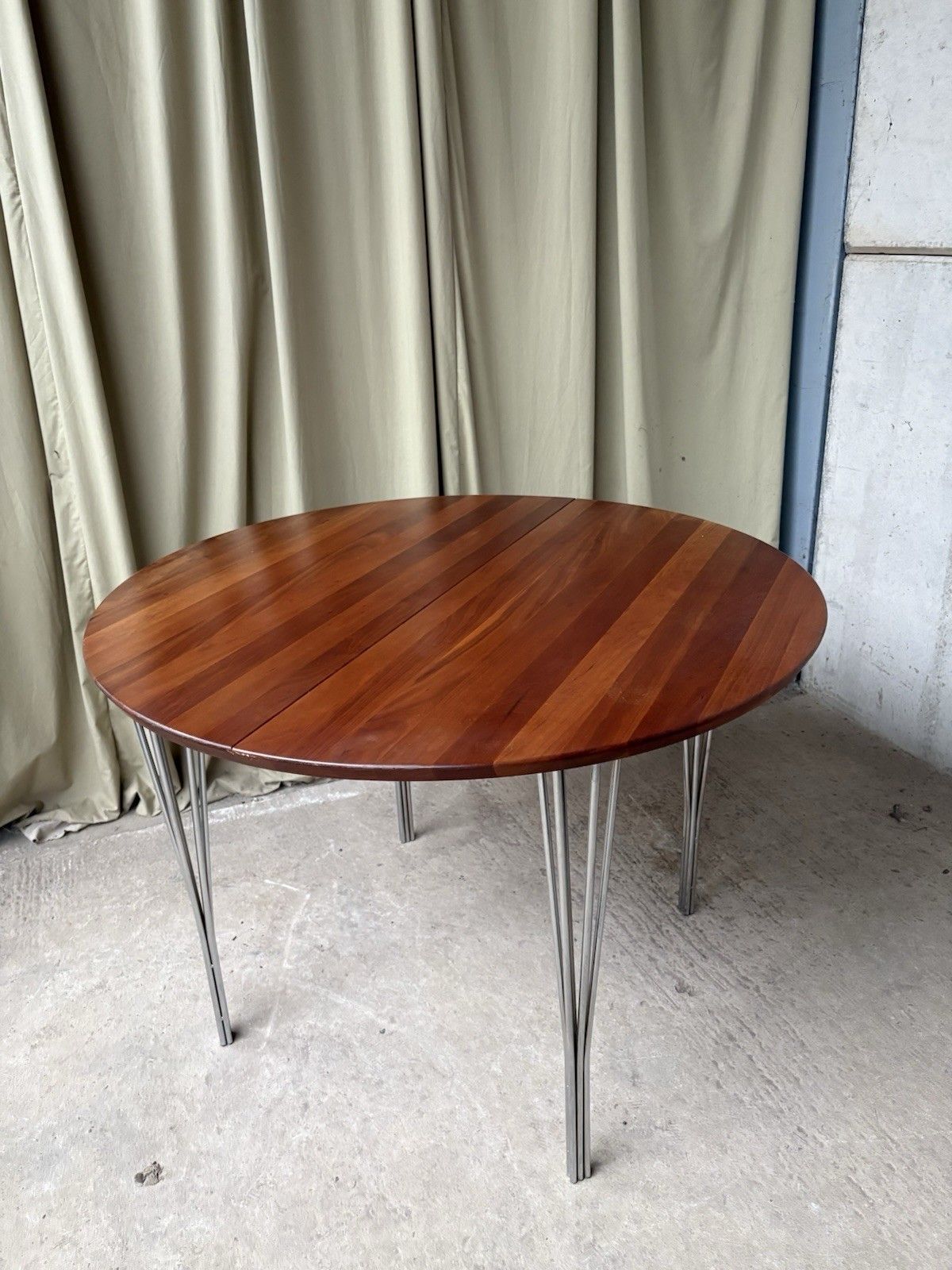Vtg Late Mid Century  A/S Haslev Møbelsnedkeri Danish Dining Table Scandi R1186 photo vinterior