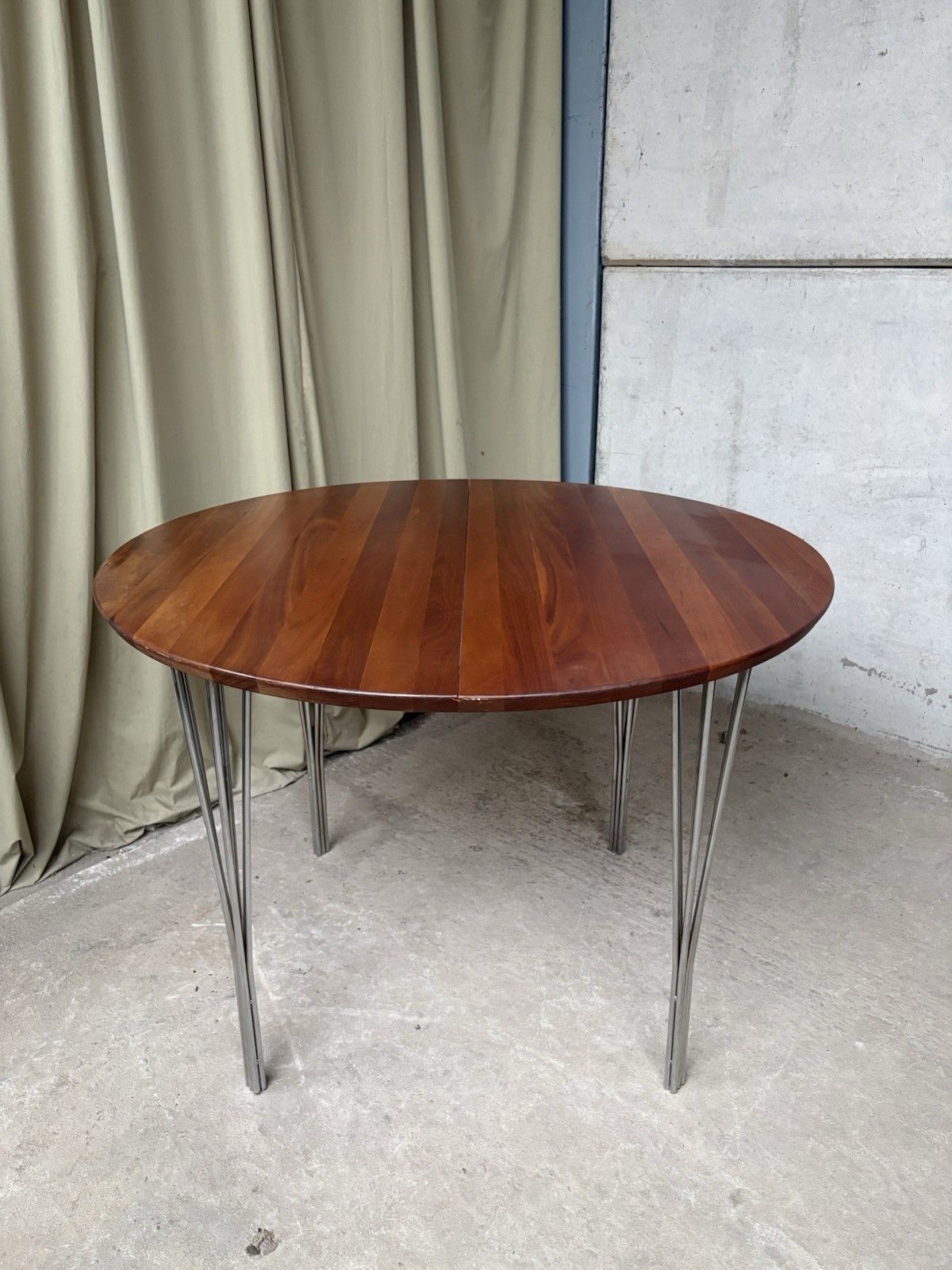 Vtg Late Mid Century  A/S Haslev Møbelsnedkeri Danish Dining Table Scandi R1186 photo buy