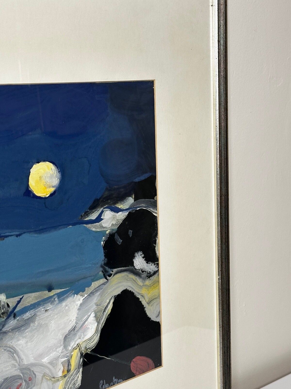 Schilderij Verlicht Maanlicht Kust Nacht Strand Door James Downie Robertson Rsa photo for sale