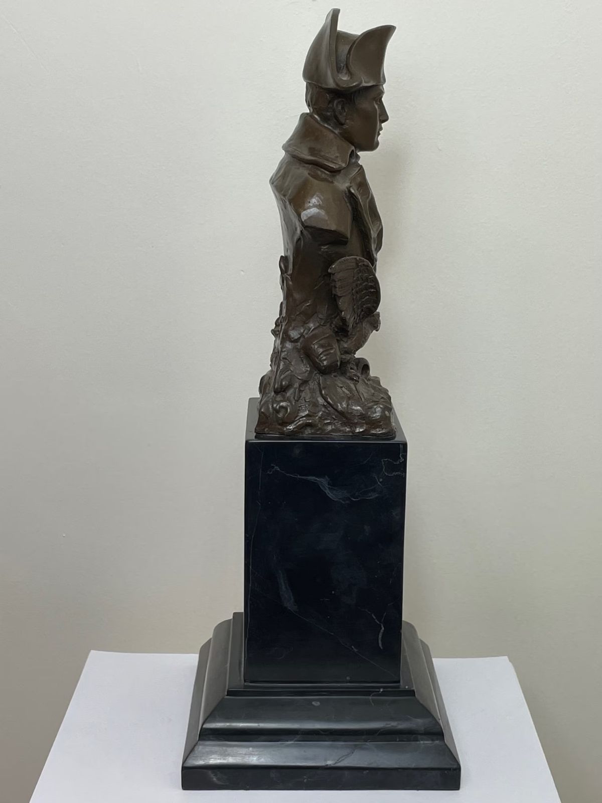 After The Antique French Bronze Sculpture The Little Corporal Emperor Napoleon photo for sale