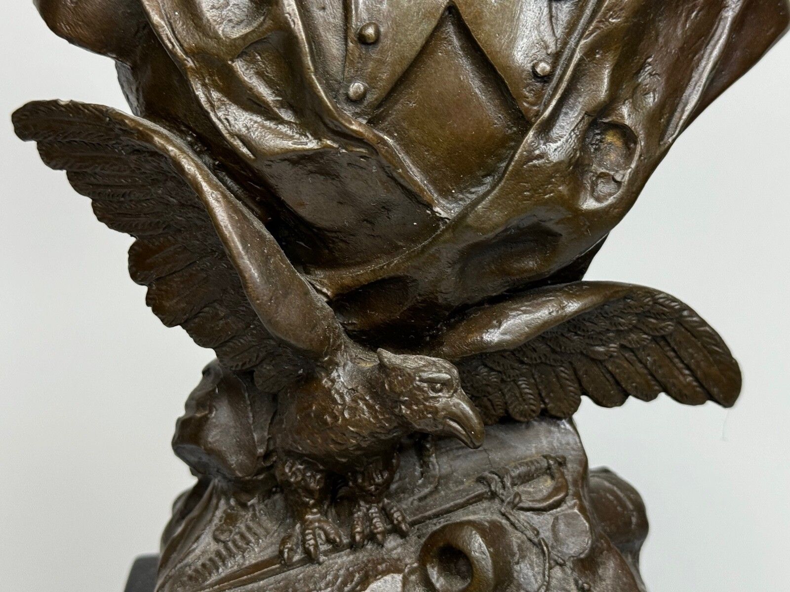 photo vintage After The Antique French Bronze Sculpture The Little Corporal Emperor Napoleon