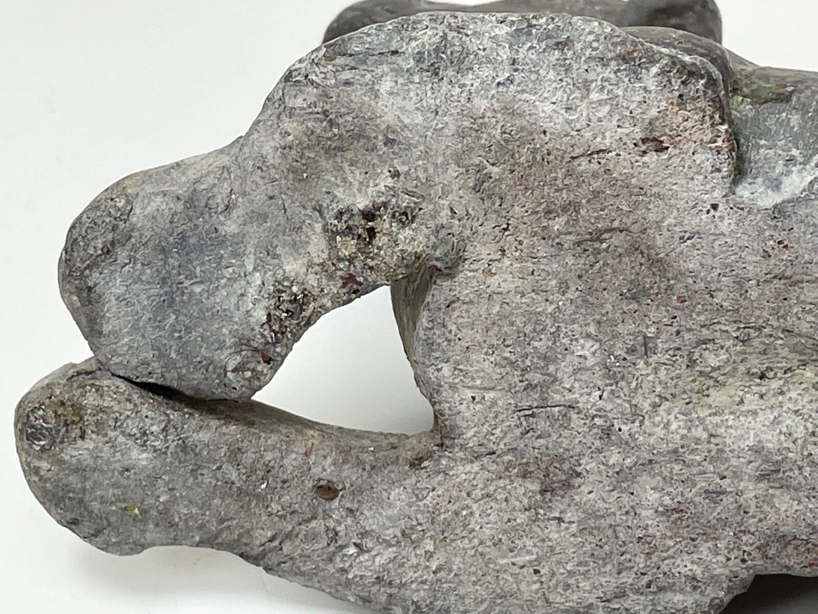 photo furniture Small 18t Century Lead Recumbent Hound Dog Sculpture In The Manner Of John Cheere