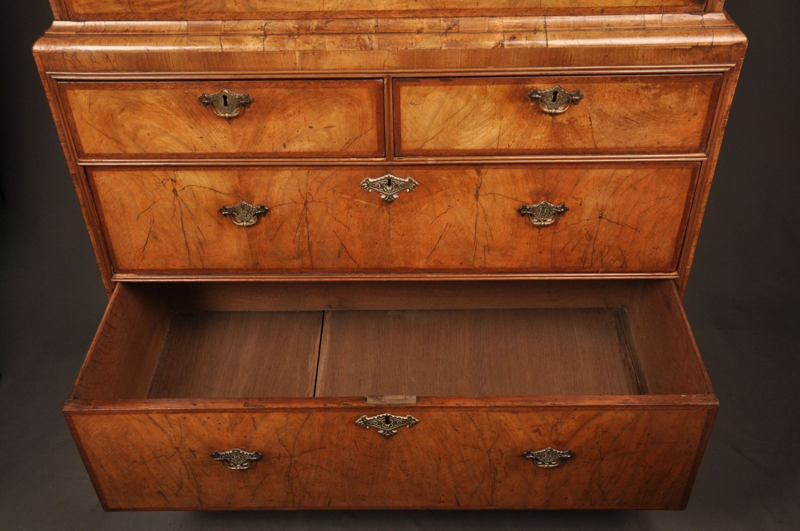 Rare Queen Anne Walnut Chest On Chest photo buy