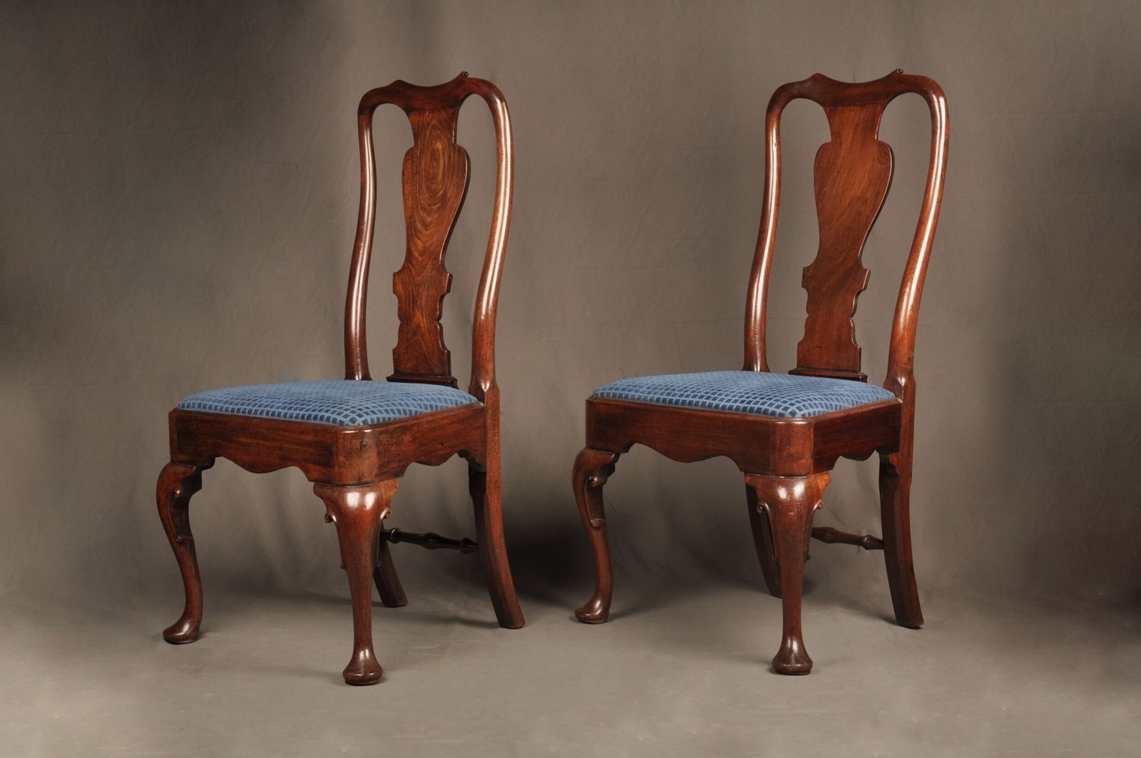 A Fine Pair Of George I Mahogany Side Chairs photo furniture