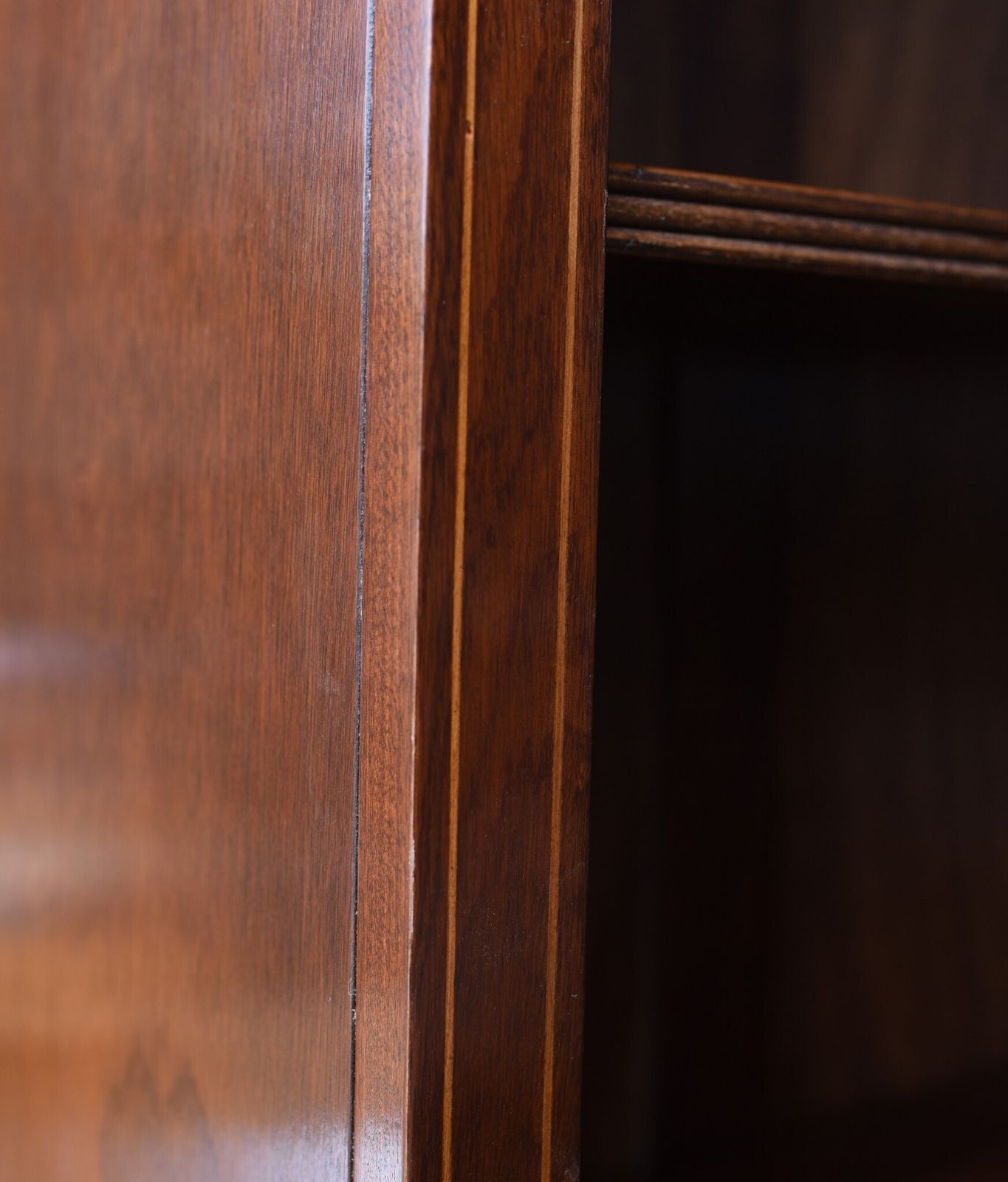 photo furniture Pair Mahogany Open Front Bookcase   Regency Sheraton Bookcase Bespoke