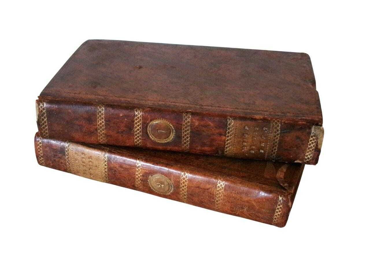 1804 French Religious Books: The Soul Raised To God, Barthélemy Baudrand, Georgian Leather Books