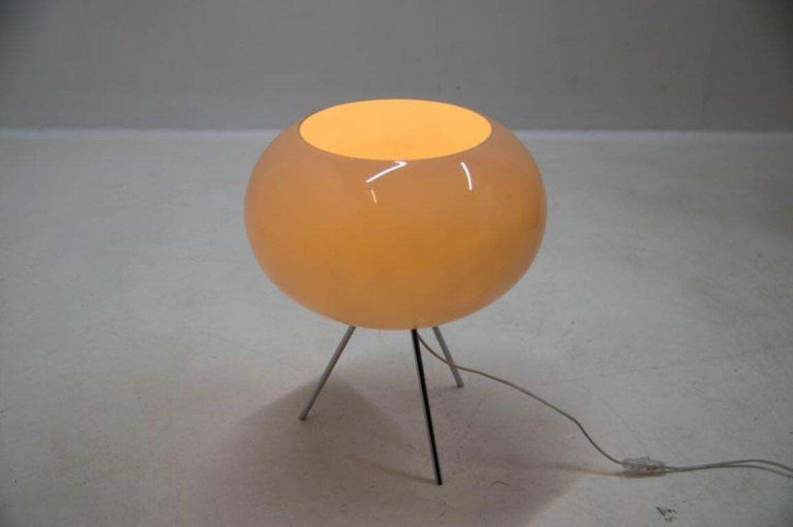 Modern Italian Glass And Steel Floor Lamp By Fontana Arte, 2010s photo 995.0