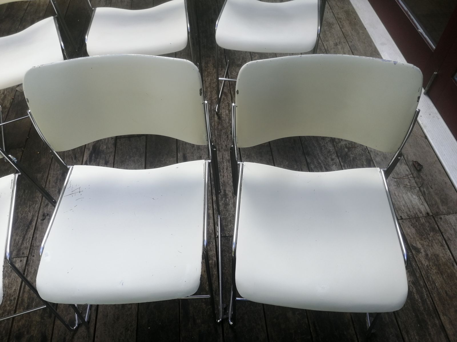David Rowland 40/4 Stackable Chairs photo vintage