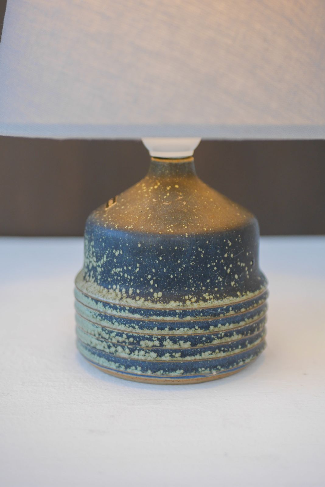 photo furniture Mid Century Modern Swedish Pottery Table Lamp By Rolf Palm For Hoganas Keramik, 1960