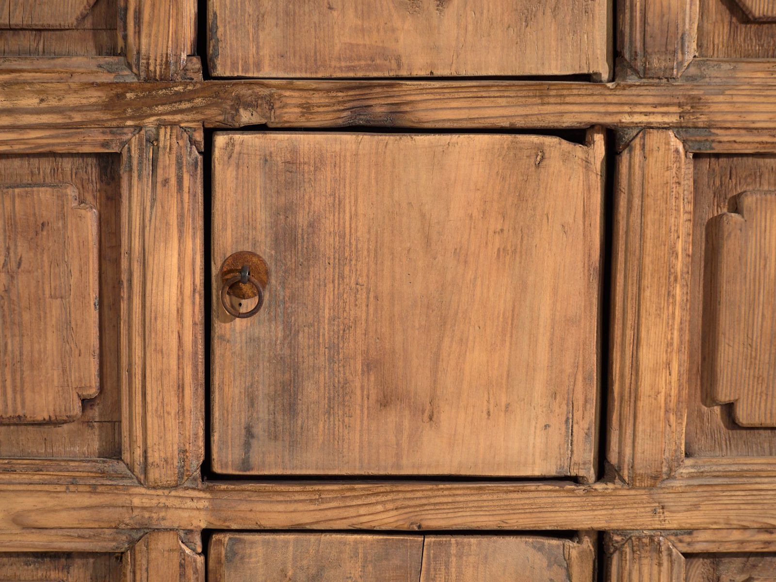 photo for sale Antique Tall Cabinet In Pine Wood – Lanzhou, C.1900