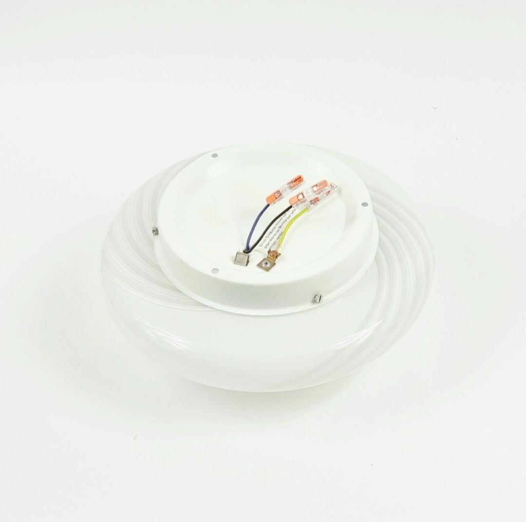 Plafonnier en verre de Murano Hillebrand, Allemagne, années 1970 photo vintage