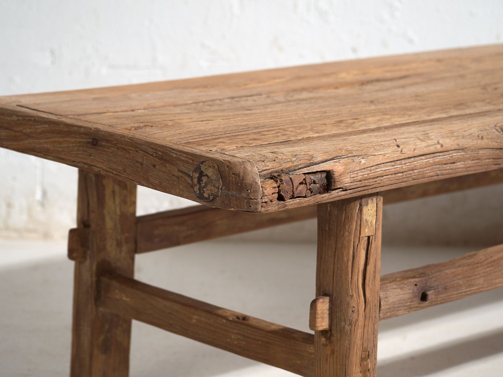 photo furniture Antique Low Table In Pine Wood – China, Circa 1930