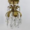 Palwa kristallen plafondlamp van Ernst Palme, messing ananas, ca. jaren 1960, Duitsland photo vinterior