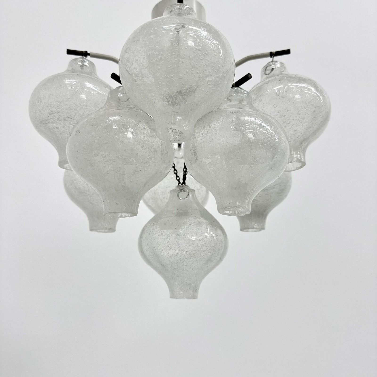 photo buy Mid-Century Tulipan glazen plafondlamp van Kalmar, Oostenrijk, ca. jaren 1960
