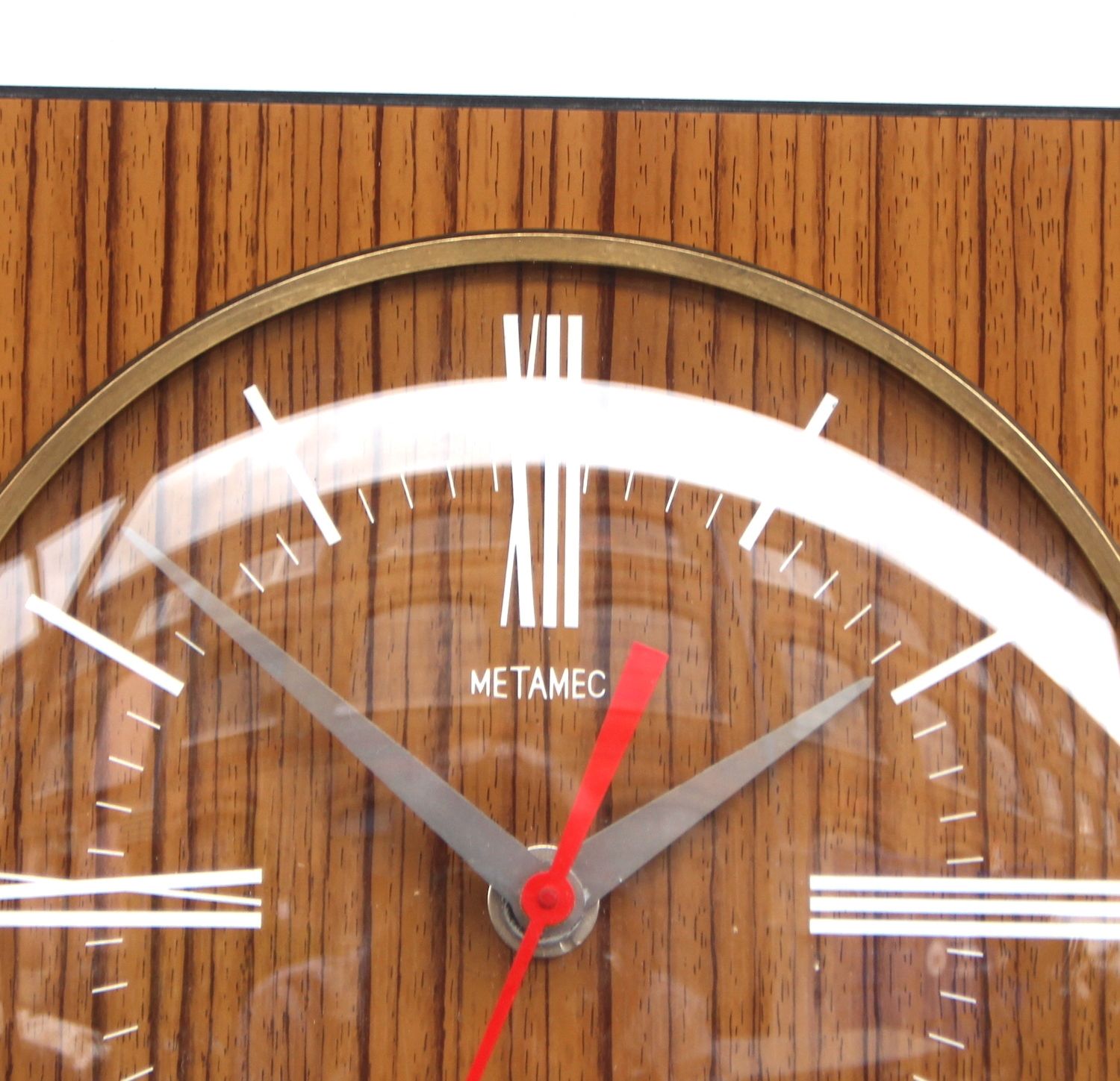photo for sale 1970s British Kitsch Lounge Vintage Wall Clock. Fully Guaranteed. London Timepiece.