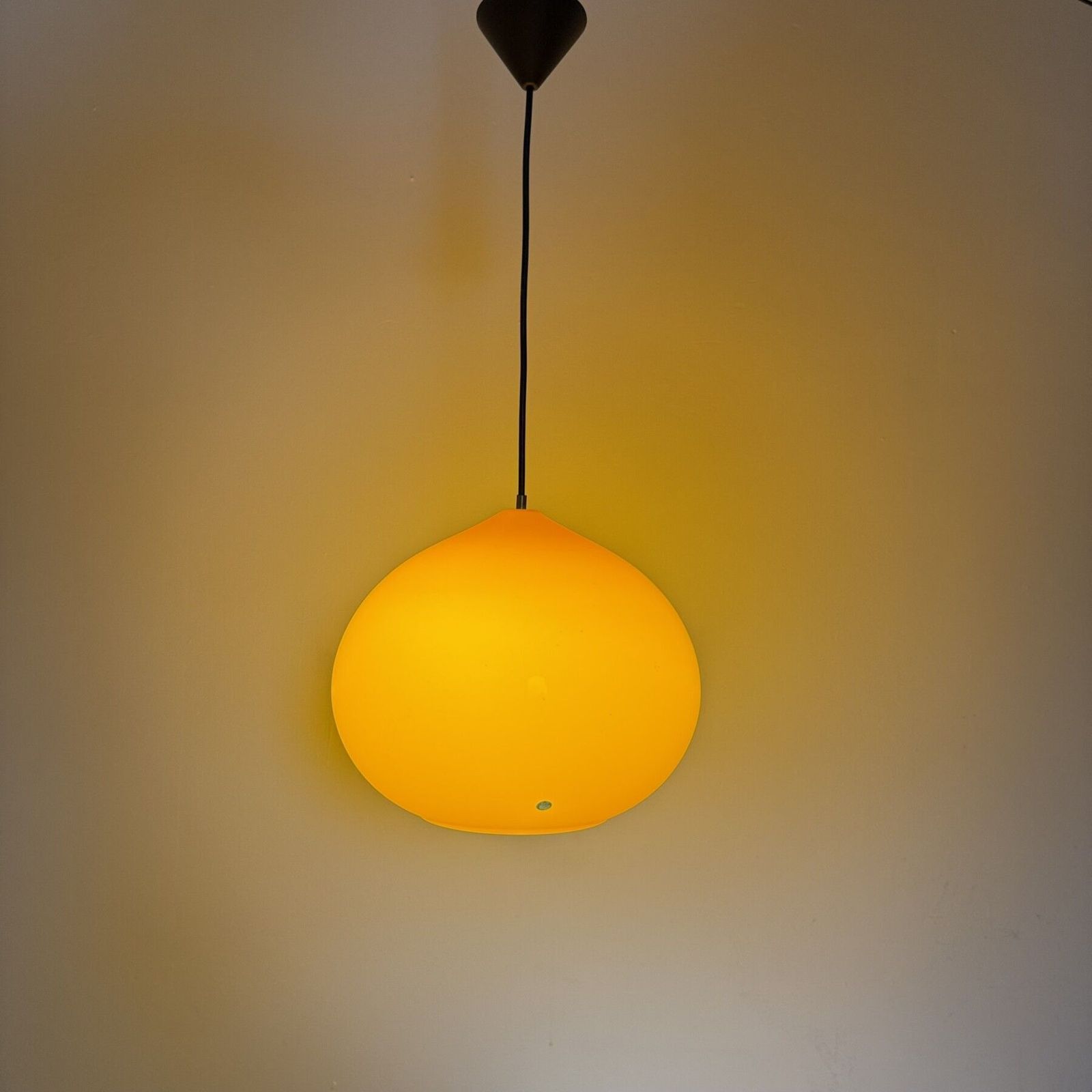 photo furniture Mid-Century Hanglamp van Alessandro Pianon voor Vistosi Murano Glass, ca. jaren 1950