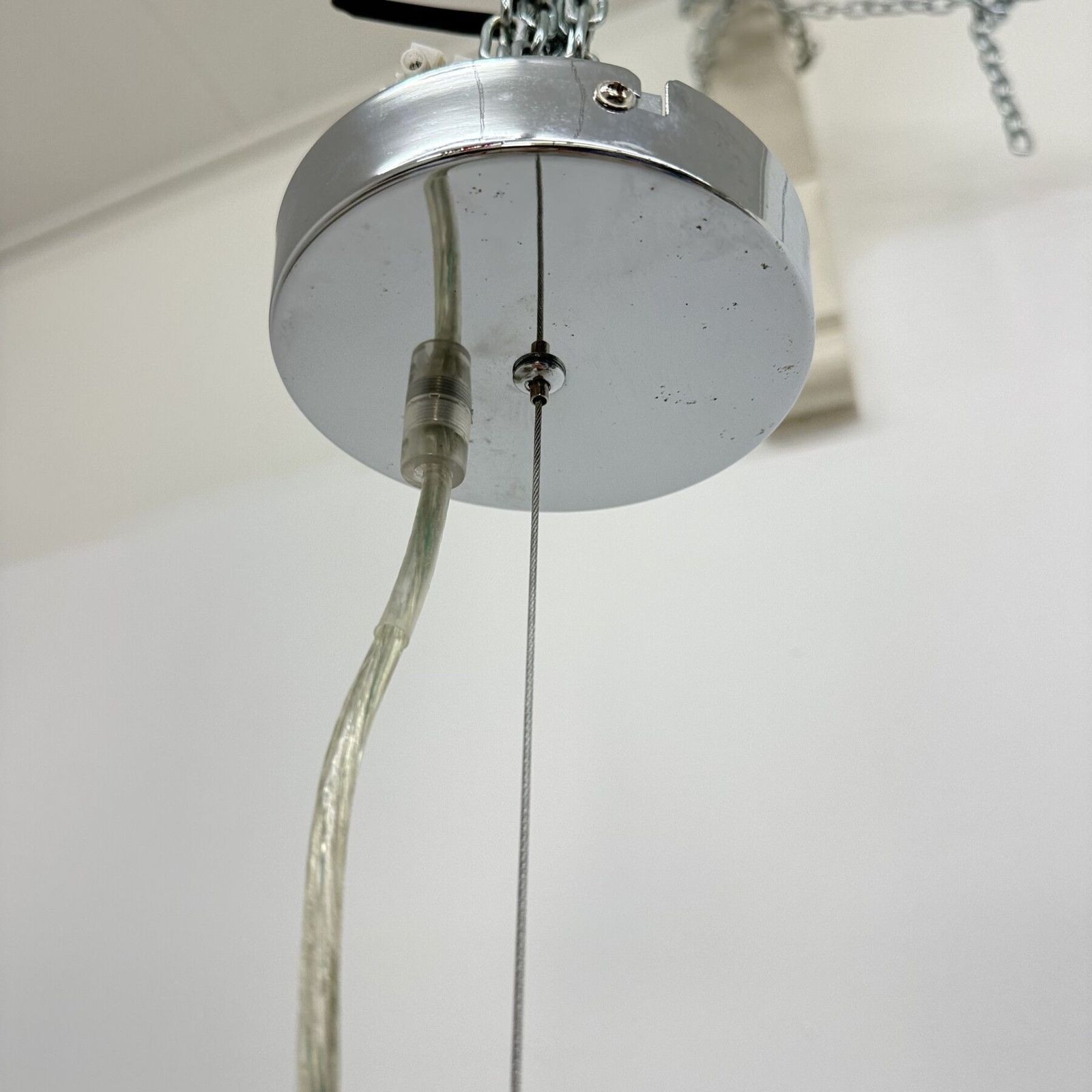 Grote Mazzega glazen hanglamp, jaren 1970, Italië photo vinterior