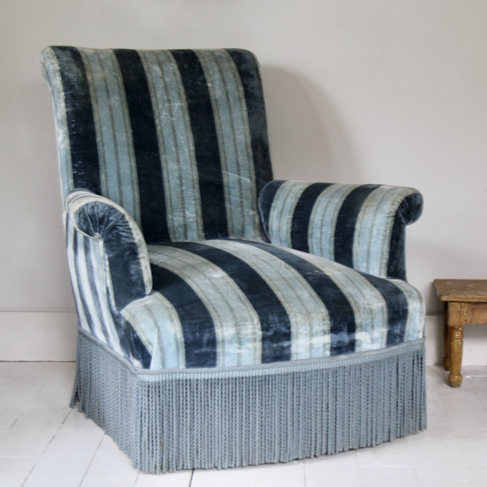 Very Large Antique French Napoleon III Armchair photo furniture