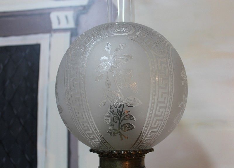 Pair Of Nap Bronze Lamps. III photo Lighting