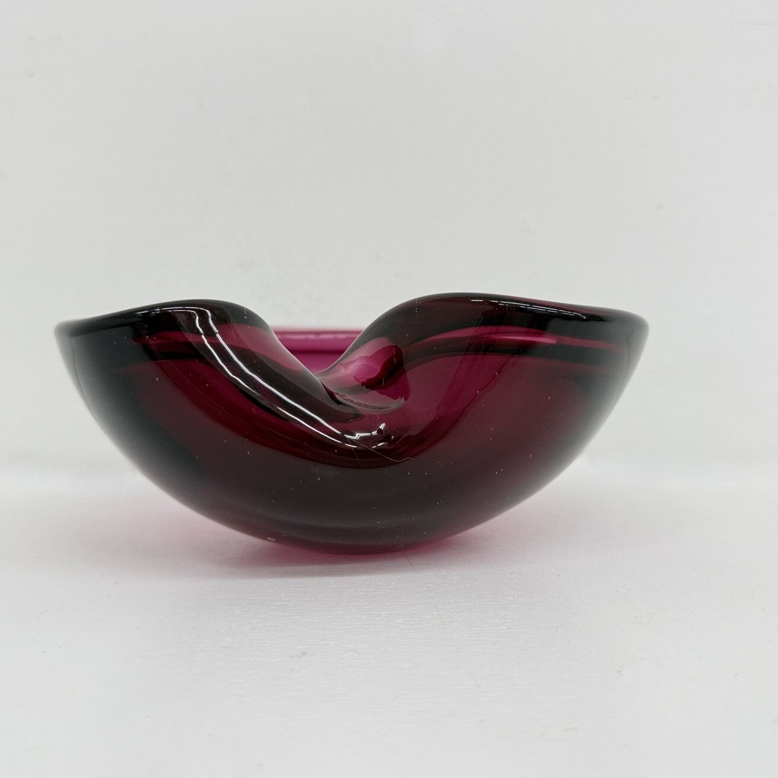 Set van 3 Murano sommerso roze glazen schalen, jaren 1970 photo vintage