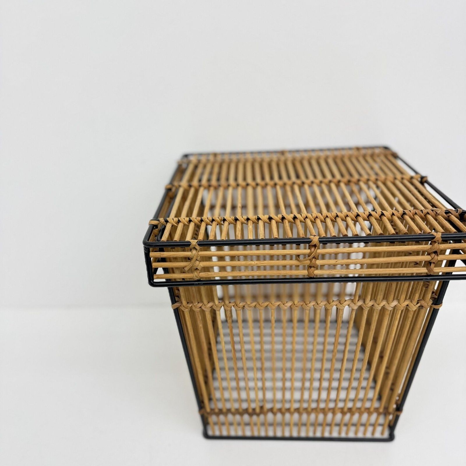 photo vintage Set Of 2 Storage Baskets By Dirk Van Sliedregt For Rohé, Netherlands 1960s