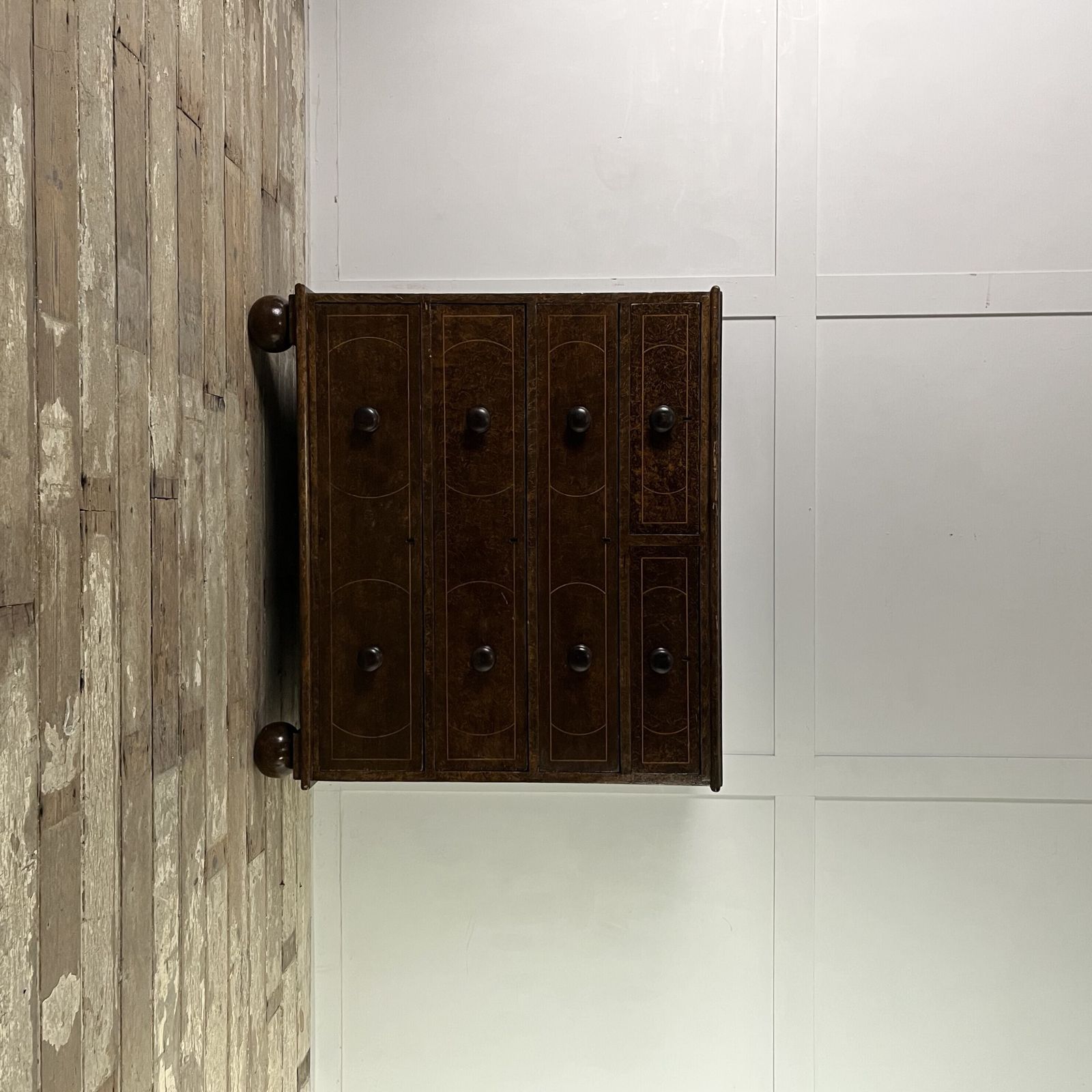 photo vintage Antique Painted Pine Chest Of Drawers