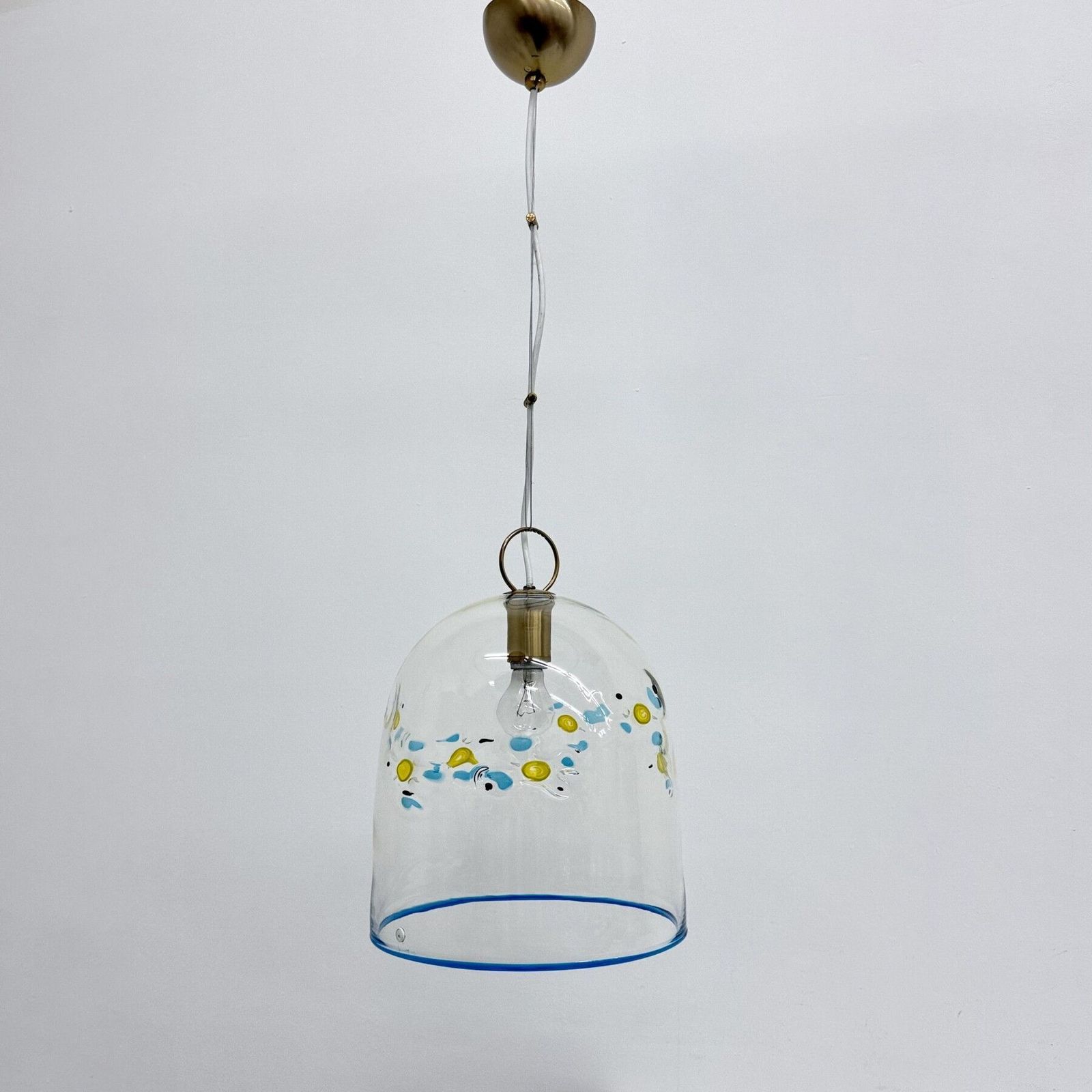 Mid-Century design La Murrina glazen hanglamp bloemen, jaren 1970, Italië photo buy