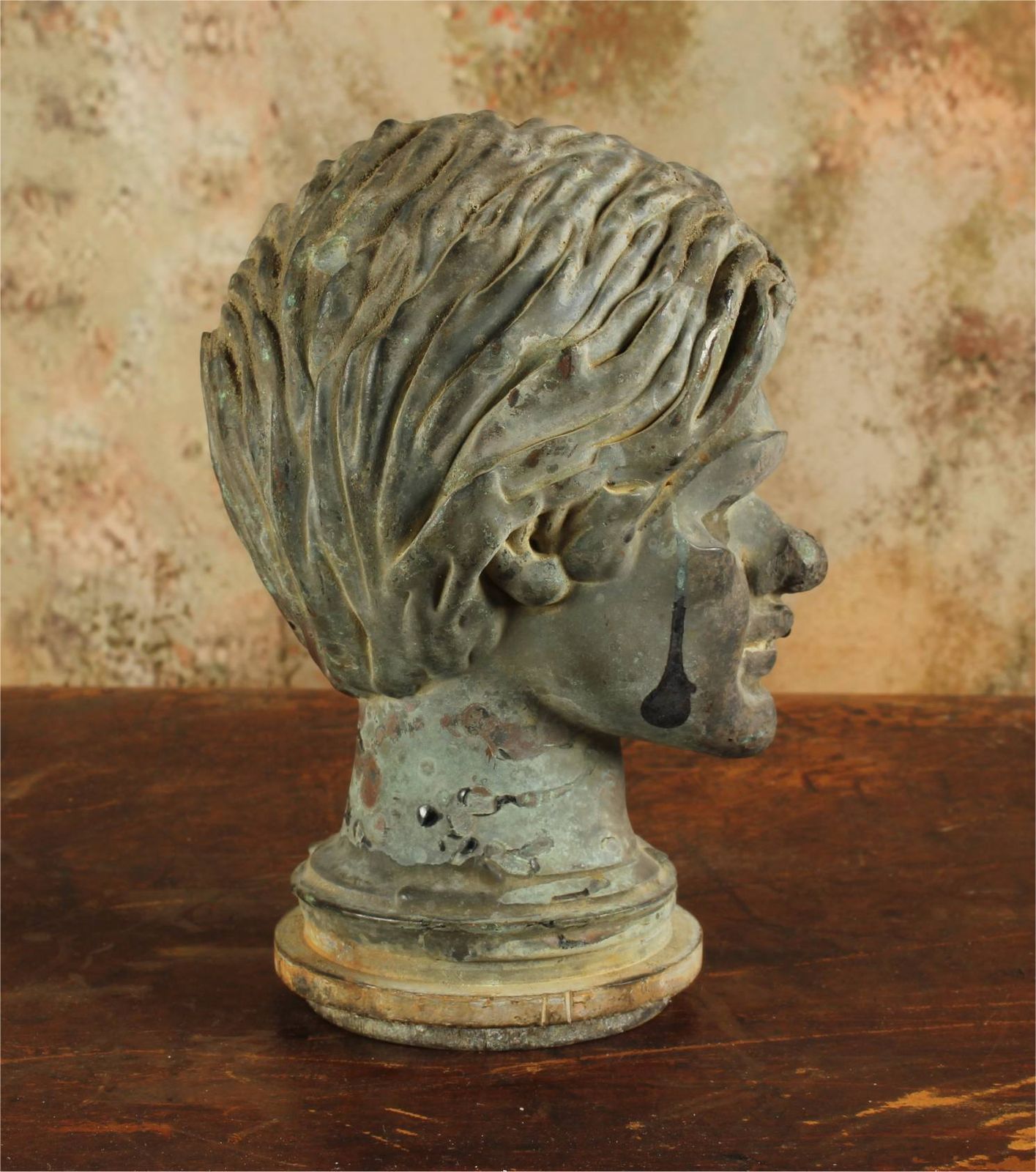 photo for sale French Copper Head Factory Mould. Bella Male Doll Figure. Vintage Curio