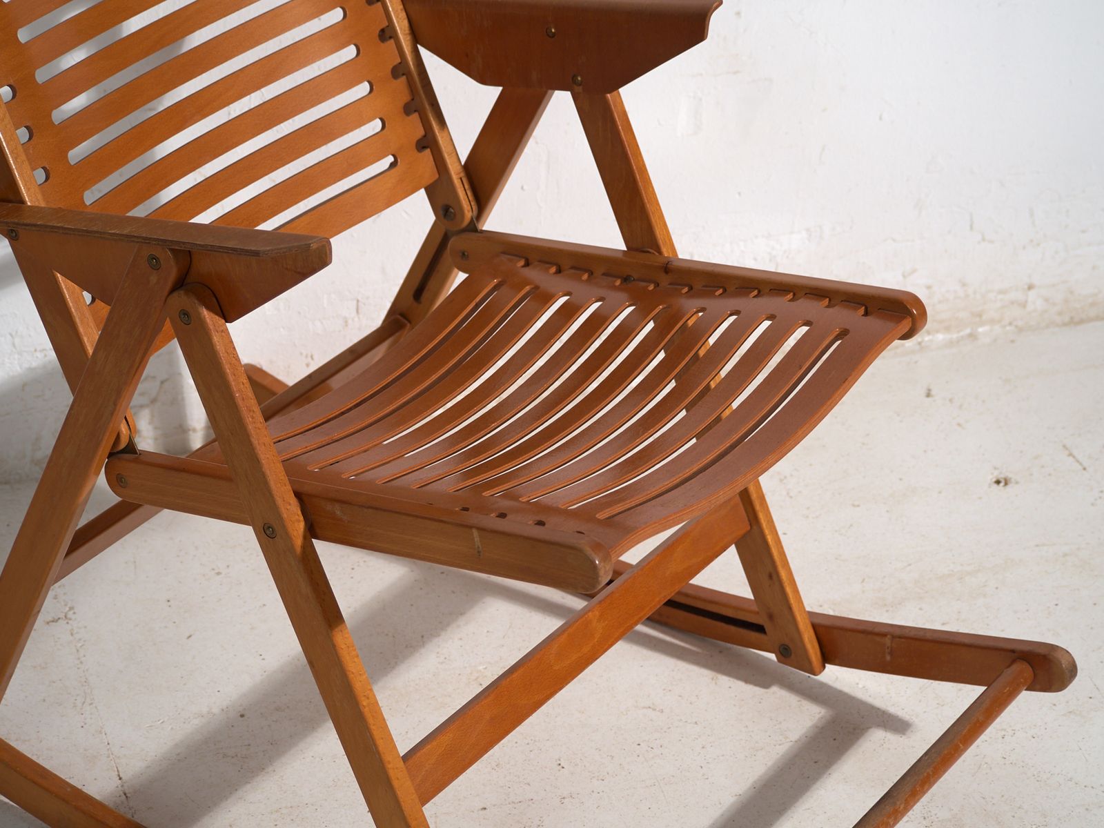 Antique Folding Rex Rocking Chair By Niko Kralj – Slovenia, Circa 1970 photo Furniture