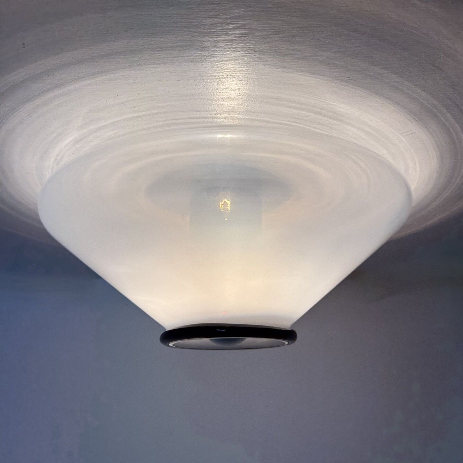 912.0 Mid Century Design Murano Glass Leucos Flush Mount Sconce, Jaren 1980, Italië photo