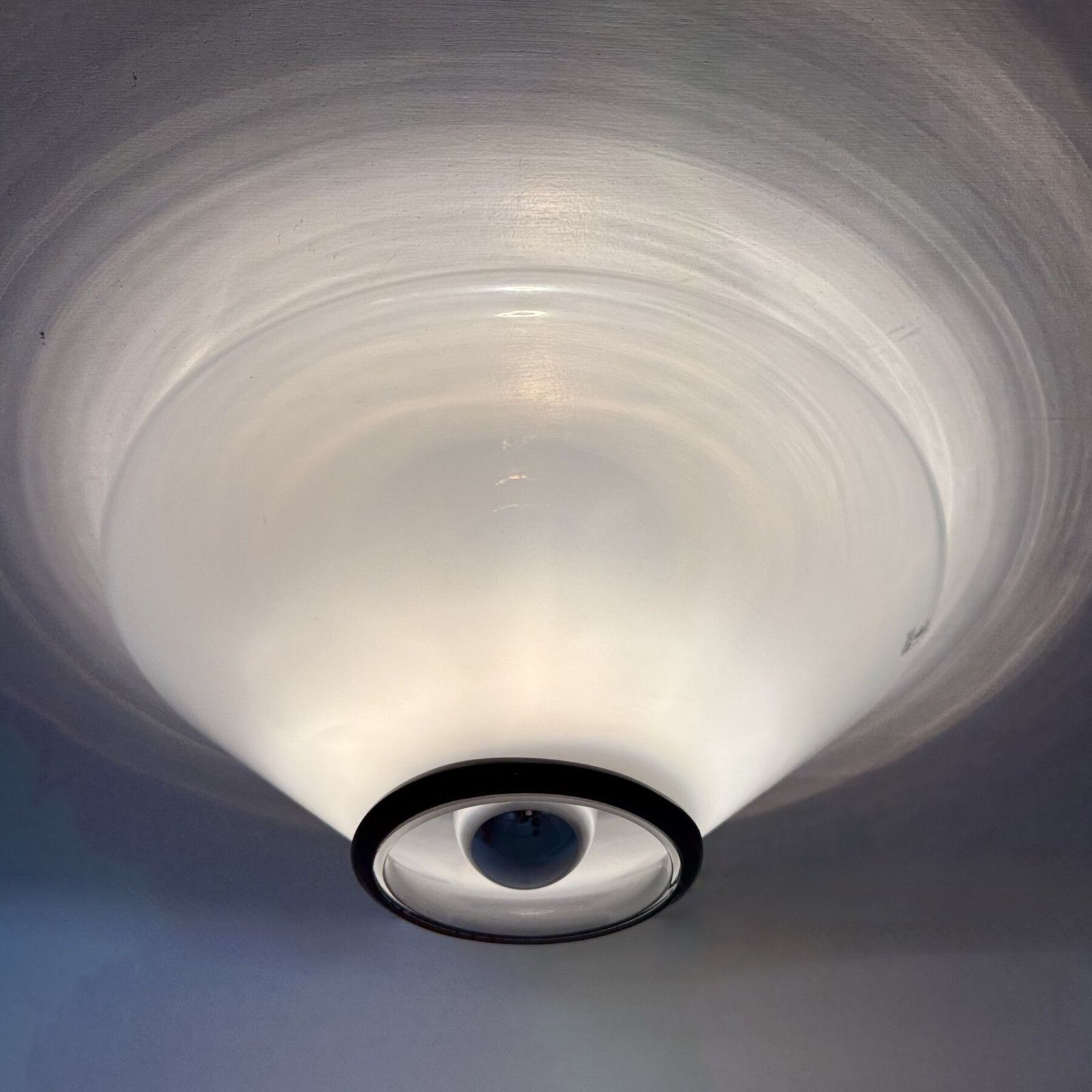 photo buy Mid Century Design Murano Glass Leucos Flush Mount Sconce , 1980s Italy