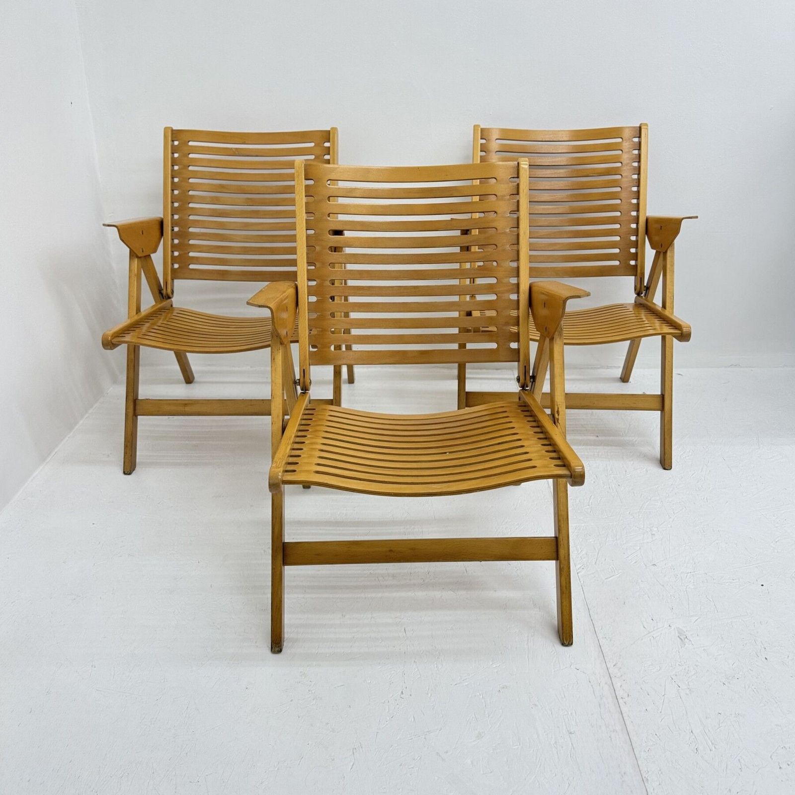 1 van 3 Niko Kralj Rex opklapbare stoelen – Mid-Century, ca. jaren 1950 photo vinterior