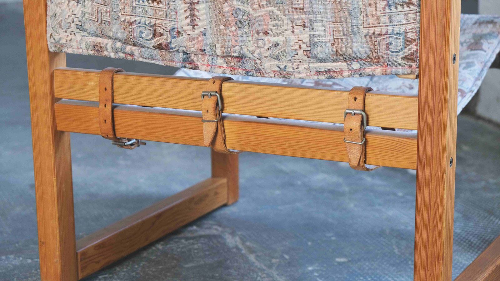 photo for sale Two Safari Mid Century Chairs By Karin Mobring For Ikea In Danish Design