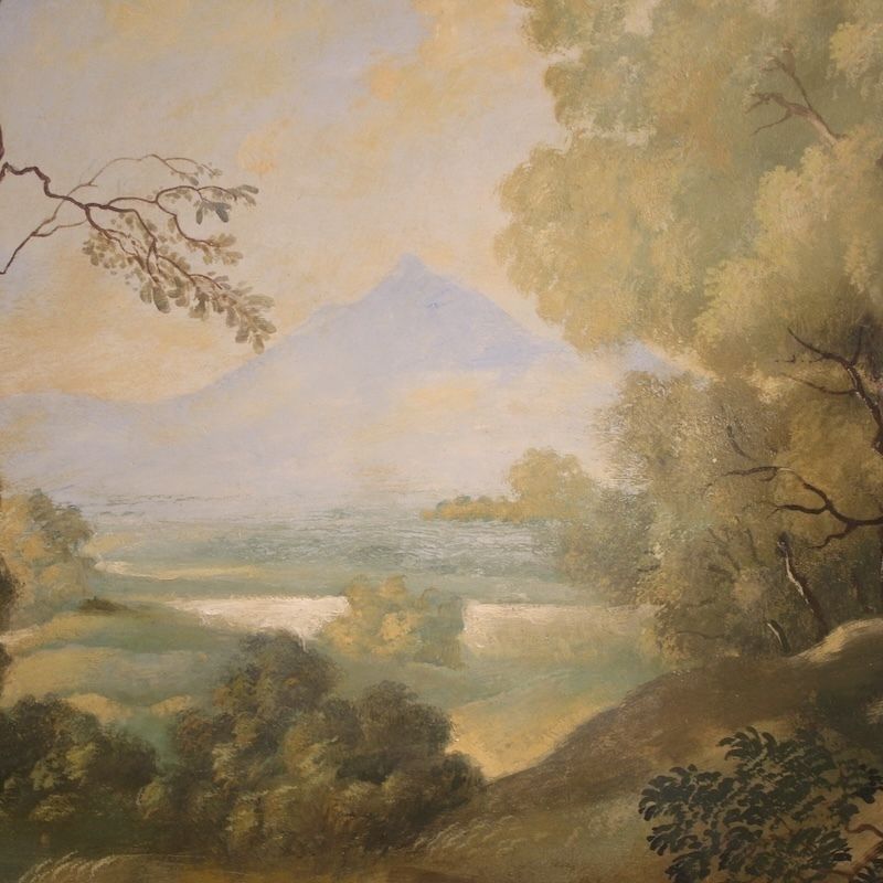 photo furniture Italiaans landschapsschilderij, 20e eeuw
