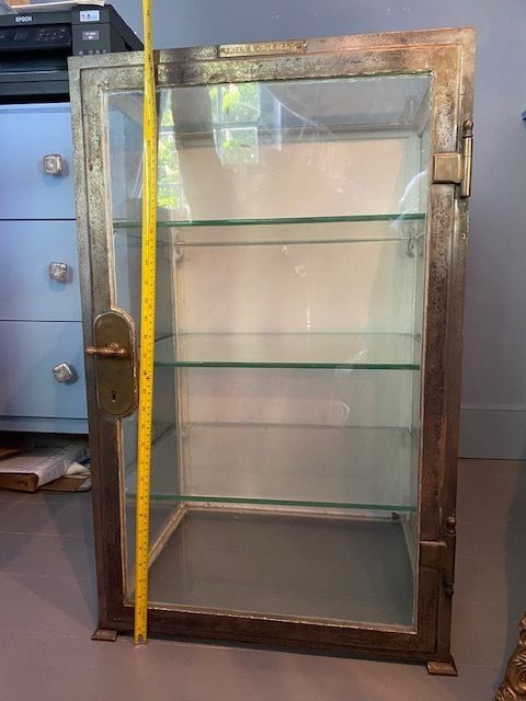 Antique Mayer & Meltzer Medical Display Cabinet photo furniture