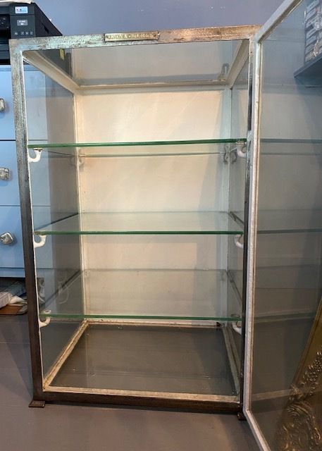 photo furniture Antique Mayer & Meltzer Medical Display Cabinet