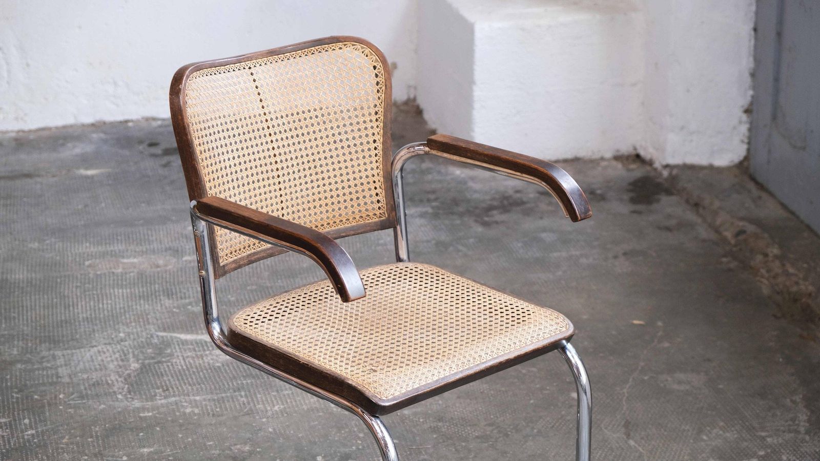 Set Of 4 Bauhaus Cantilever Chairs K 17 By Slezák As Thonet S 64 Variation photo vintage