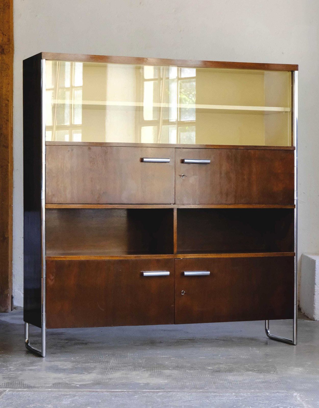 Bauhaus Cabinet / Display Cabinet Thonet License After John Hagemann photo furniture