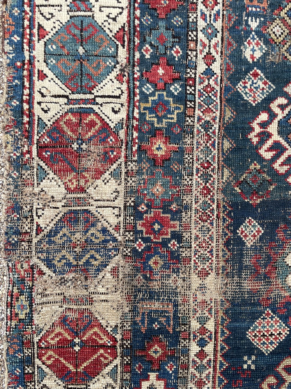 Antique Caucasian Shirvan Runner (Fragment). photo buy