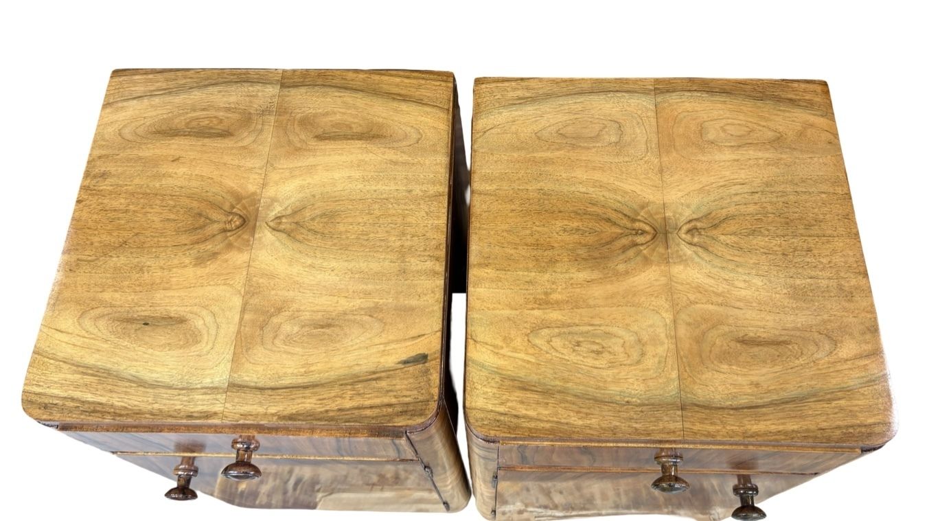 photo for sale Art Deco Bedside Cabinets, 1930s