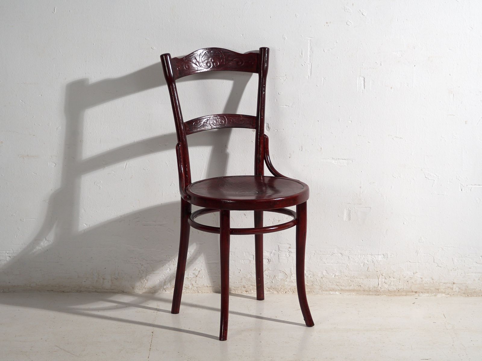 Antique Set Of 4 Bentwood Thonet Chairs – Central Europe, Circa 1900 photo vintage